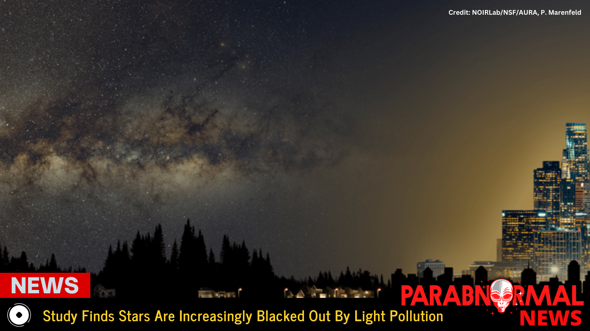 Study Finds Stars Are Increasingly Blacked Out By Light Pollution