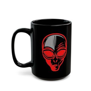 Alien Head Mug (Black)